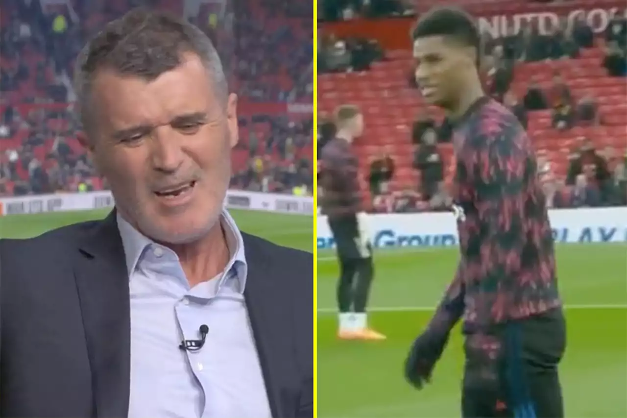 Rashford's smiling infuriates Keane as legend 'frustrated' with Man United star