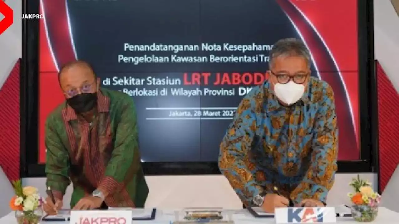 Kolaborasi KAI dan Jakpro Kelola TOD di Stasiun LRT Jakarta