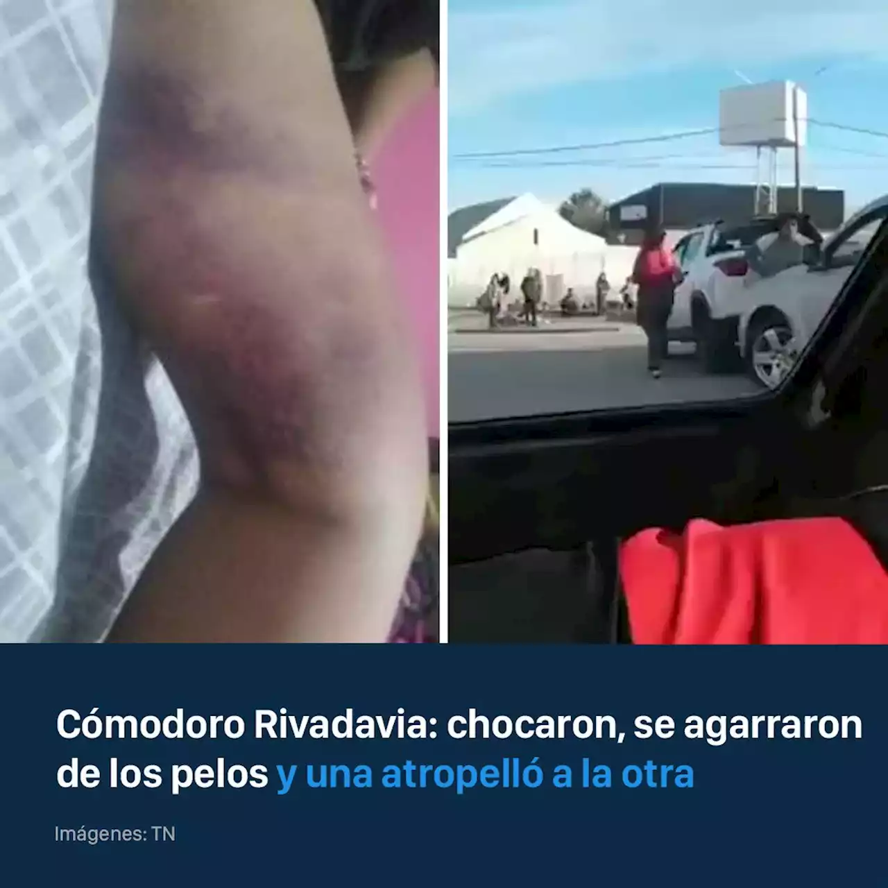 Dos mujeres chocaron, se agarraron de los pelos y una atropelló a la otra