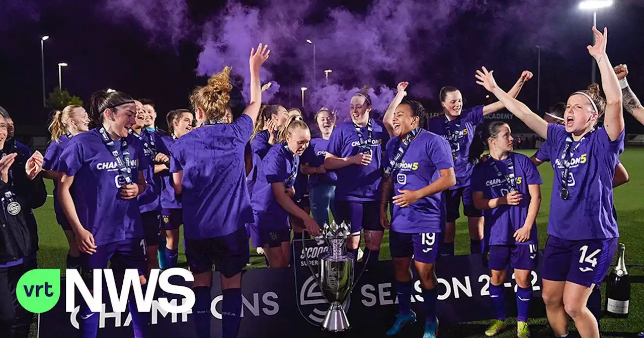 Vrouwen van Anderlecht winnen tegen OHL en halen zo vijfde landstitel binnen