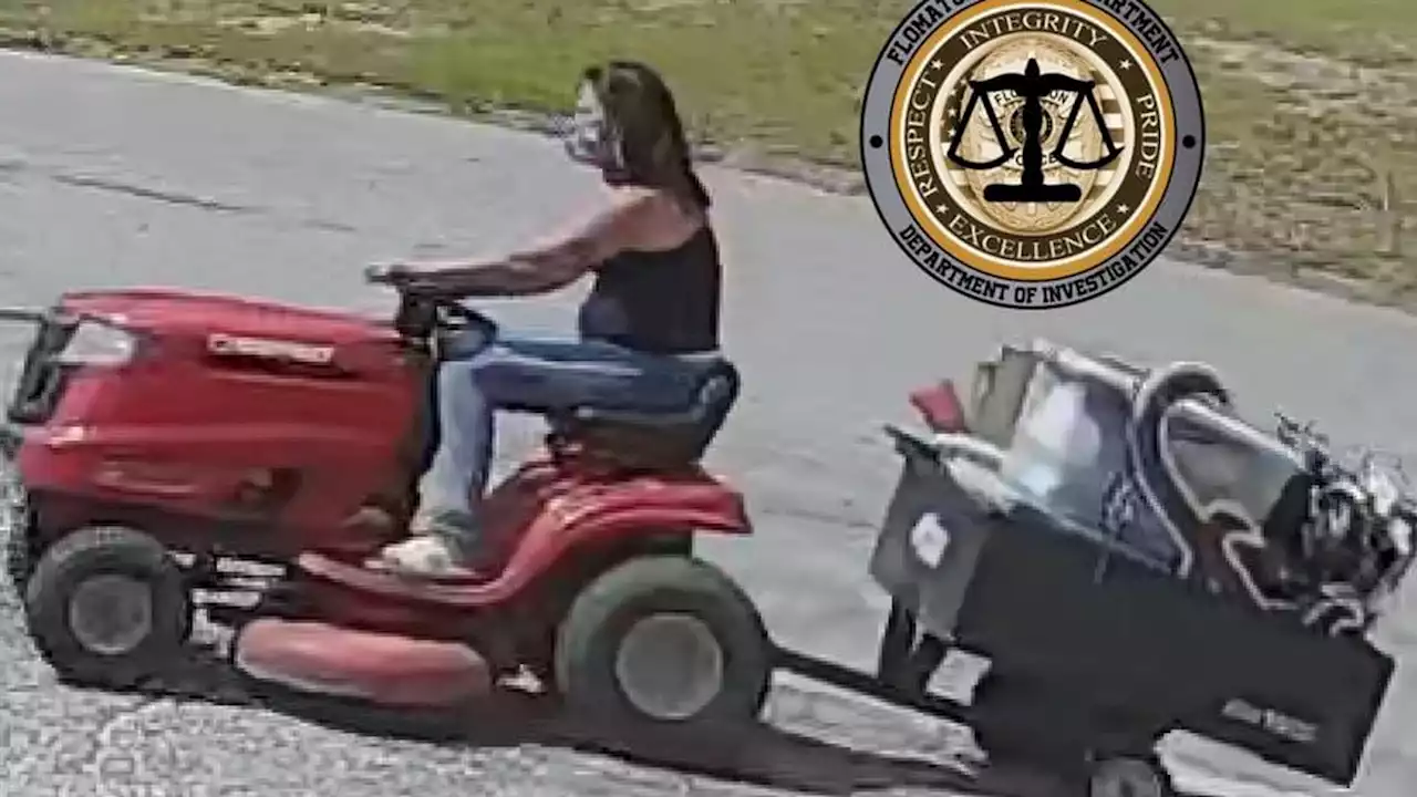 ‘Whole Town of Flomaton is looking for heeerr’: Search for woman on stolen mower