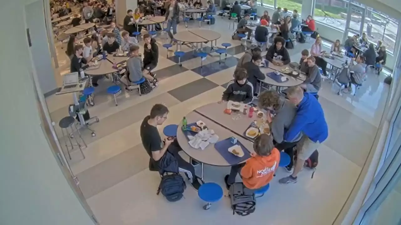 Coach at Nebraska school rushes to save student choking on cheeseburger: VIDEO