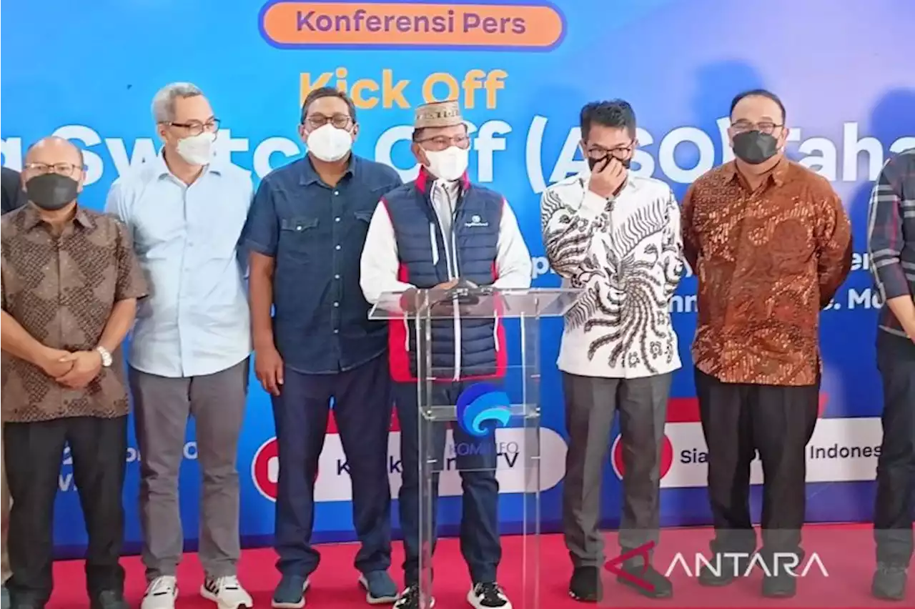 Kominfo pastikan penghentian siaran tv analog tahap satu pada 30 April