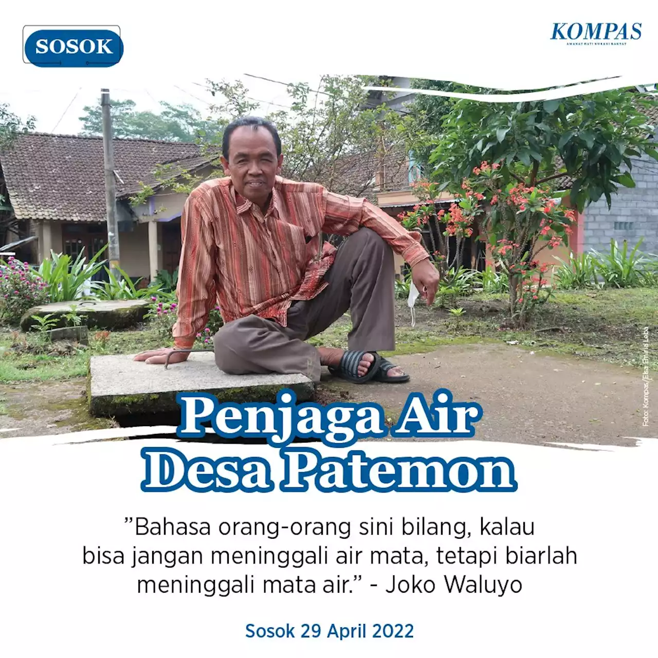 Joko Waluyo, Penjaga Air Desa Patemon