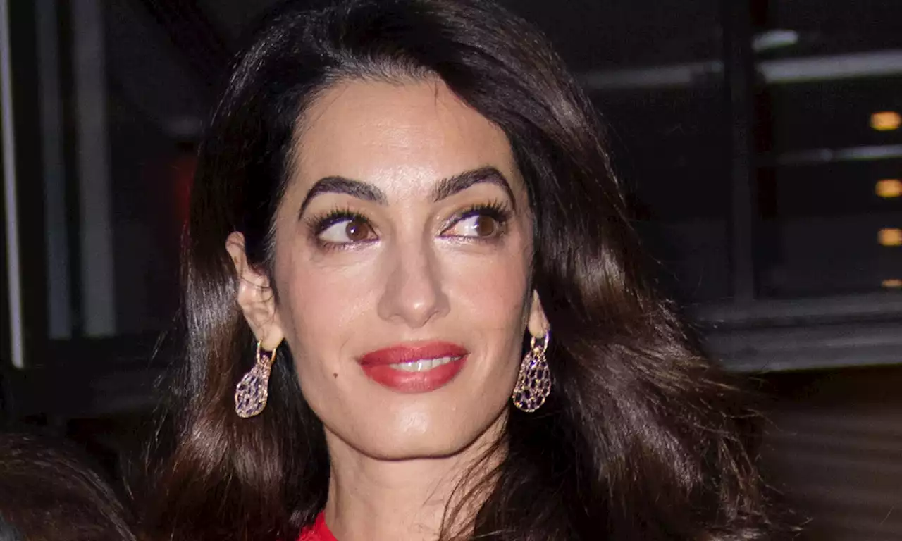 Amal Clooney's head-turning dress has amazing details