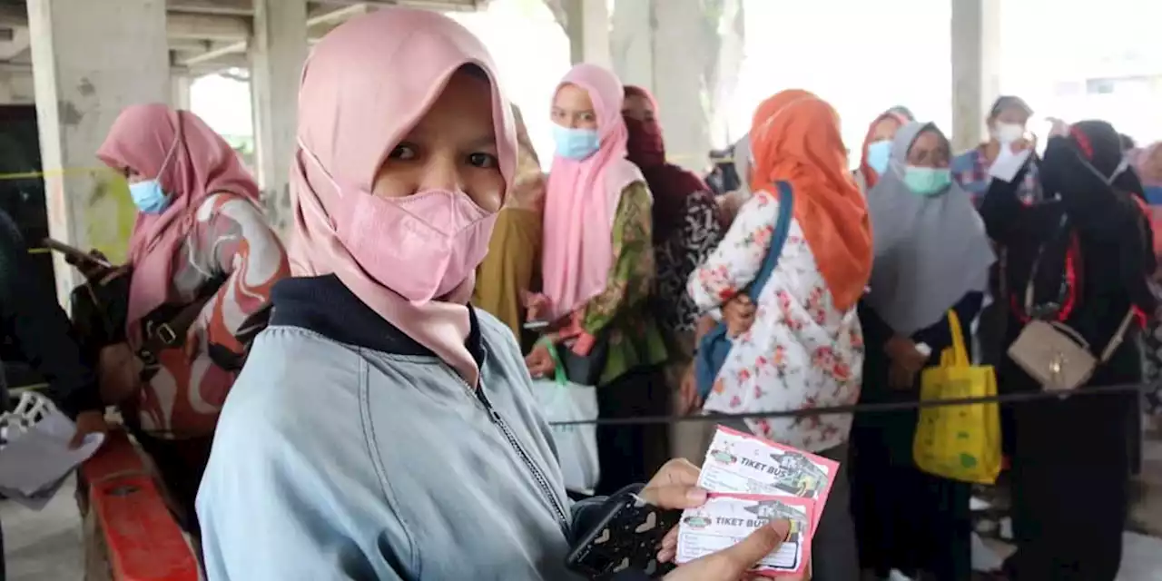 3.491 Orang Ambil Tiket Mudik Gratis Pemko Medan, Diangkut 45 Bus, 1.250 Orang Berangkat Hari Ini