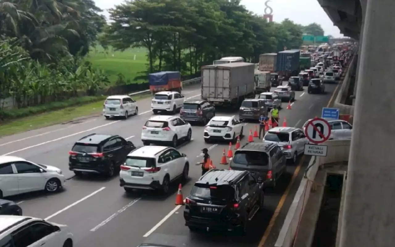 Ada Tiga Rekayasa Lalin di Tol Jakarta-Cikampek, Pemudik Silakan Menyimak