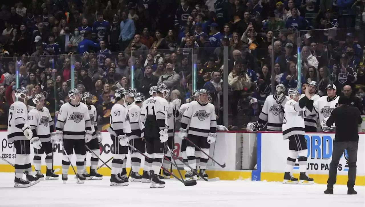 Kings lose to Canucks in OT in regular-season finale