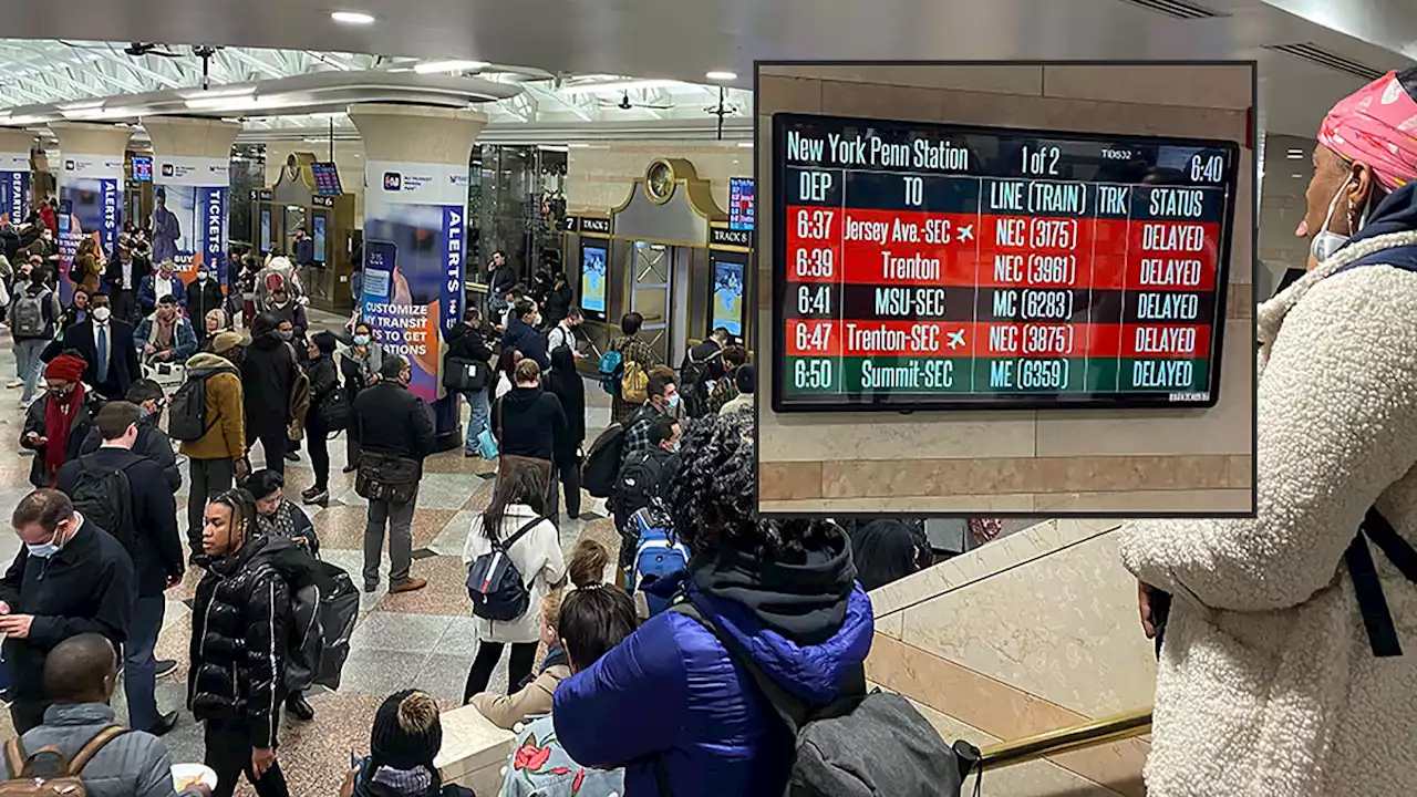 NJ Transit, Amtrak Service at NY-Penn Station Face Long Delays Due to Fire