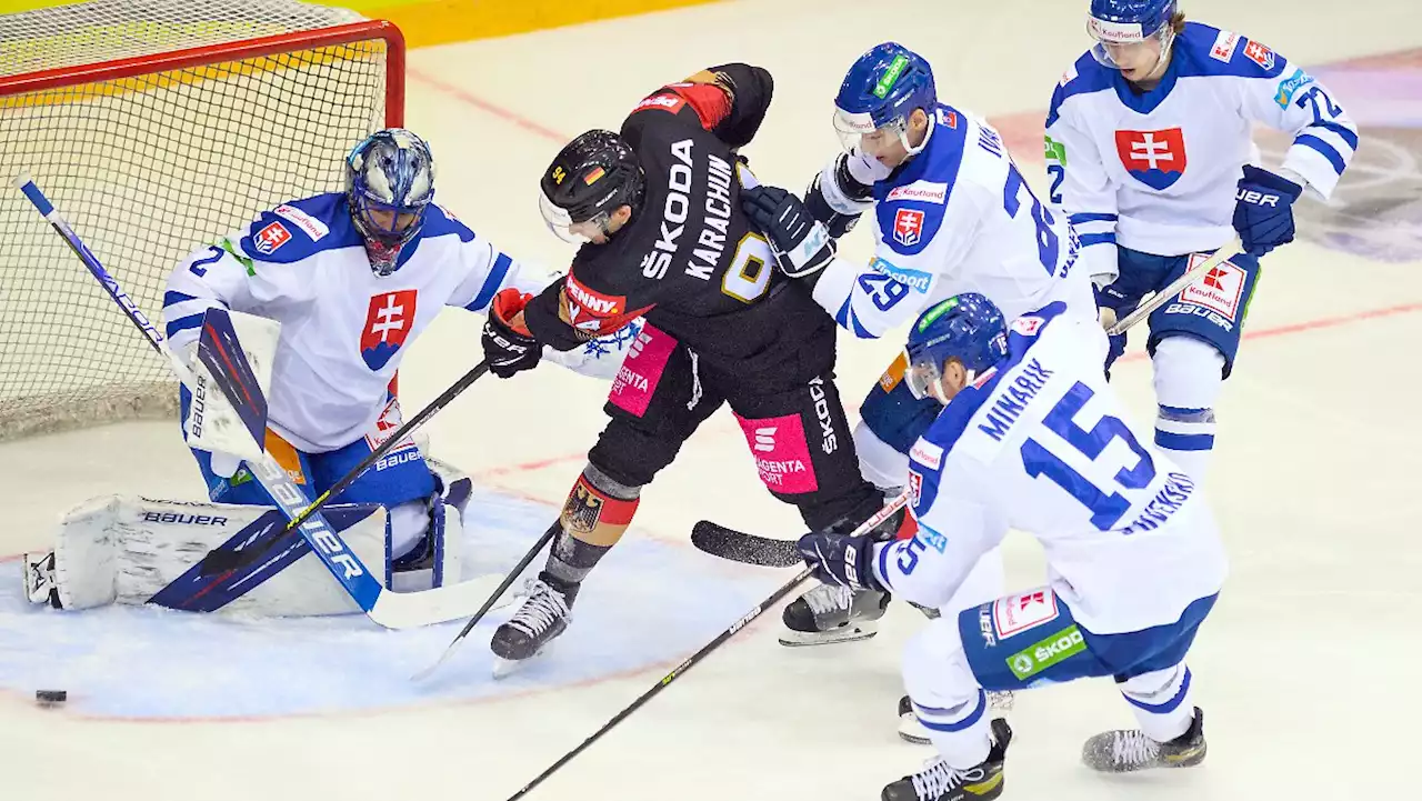 Deutsche Eishockey-Cracks unterliegen Slowakei