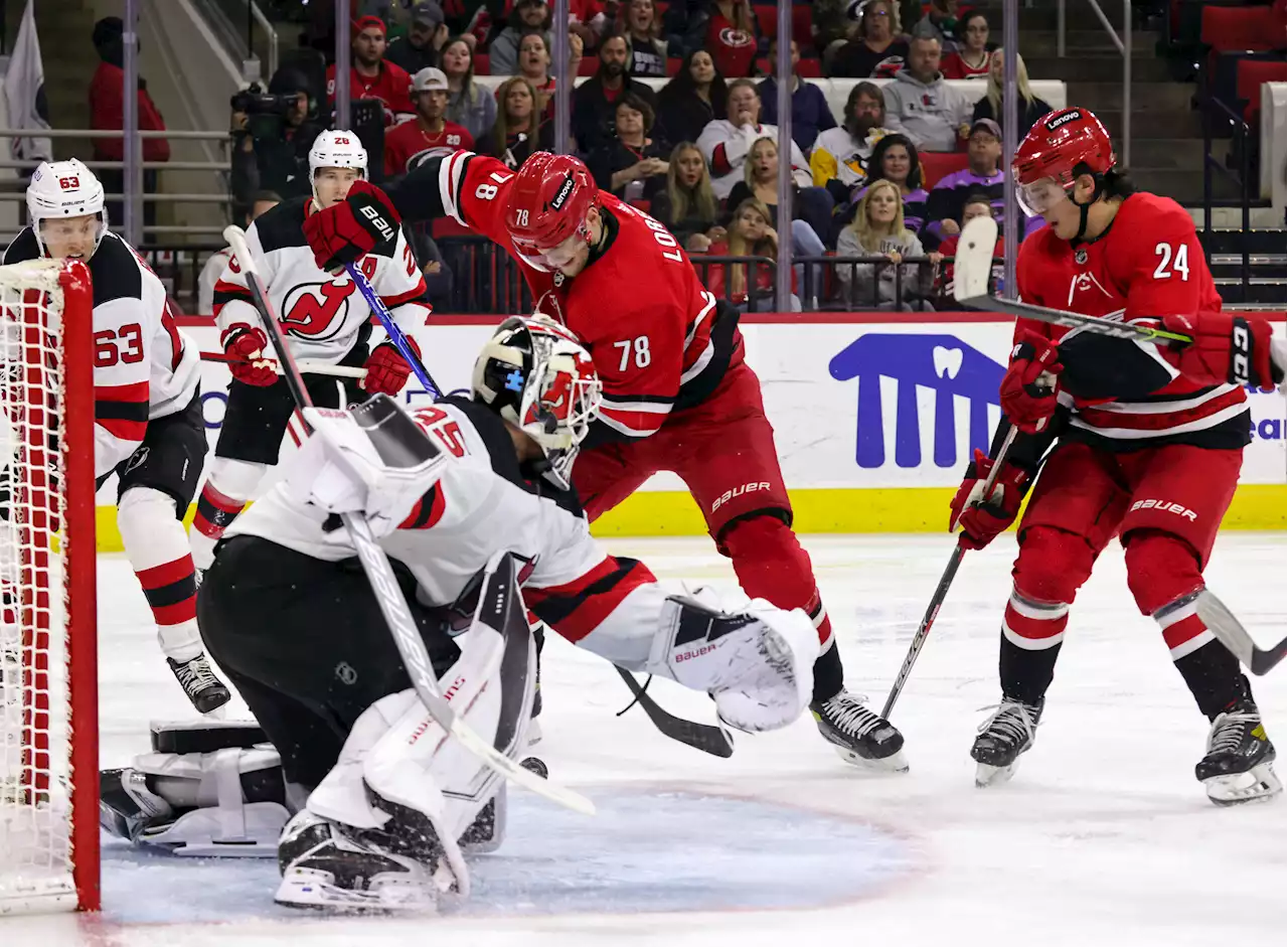 Devils fall to Hurricanes as losing streak hits five games