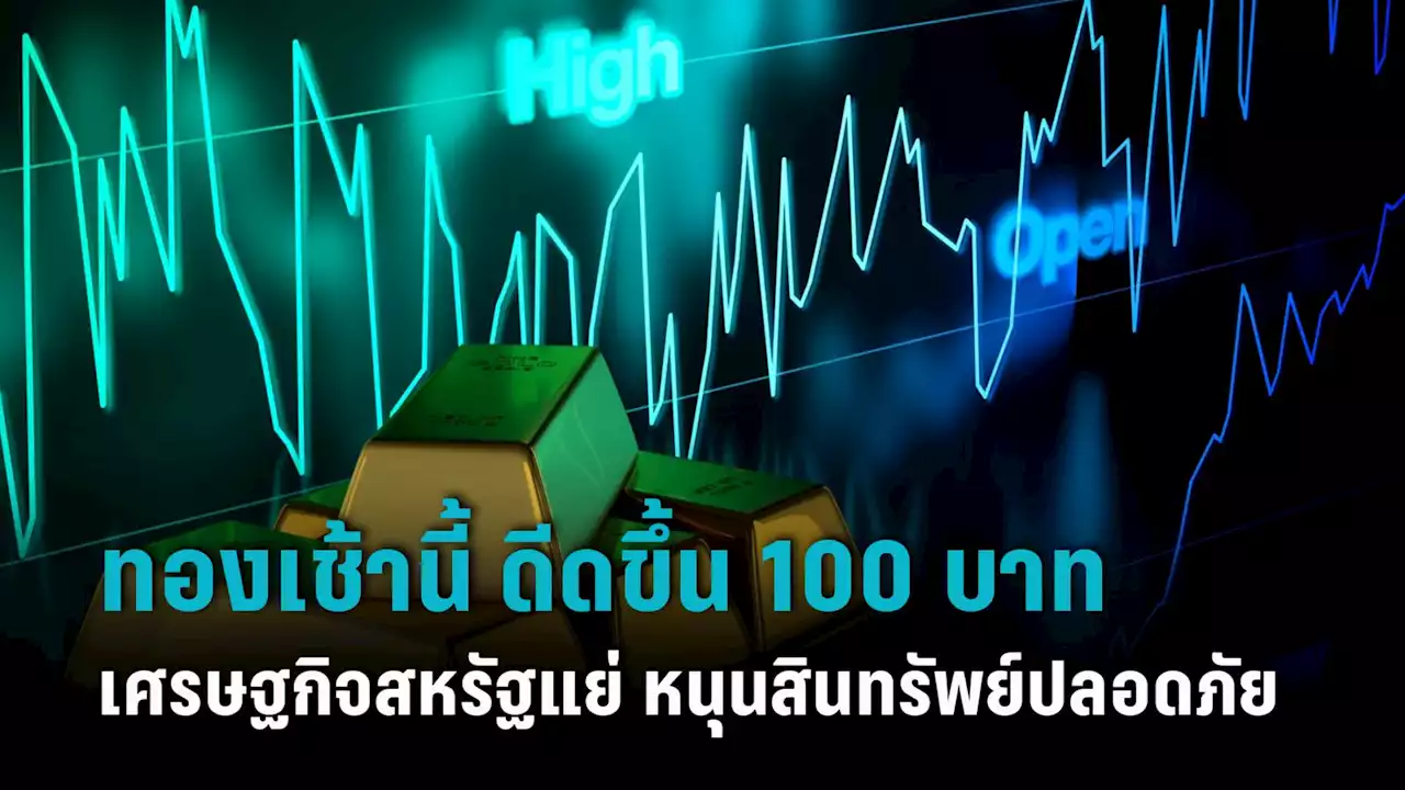 ราคาทองวันนี้ ปรับขึ้น 100 บาท ตามต่างประเทศฟื้น ทะลุ 1,900 ดอลลาร์