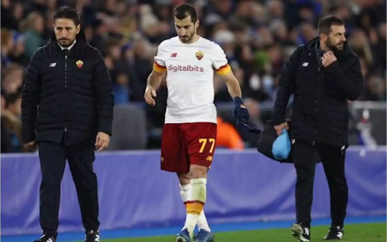 Roma, Mkhitaryan salta Bologna e Leicester