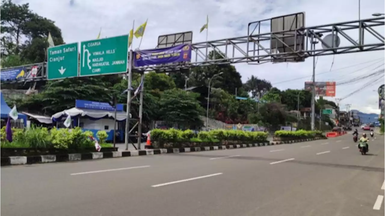 Jalur Puncak Bogor Lengang