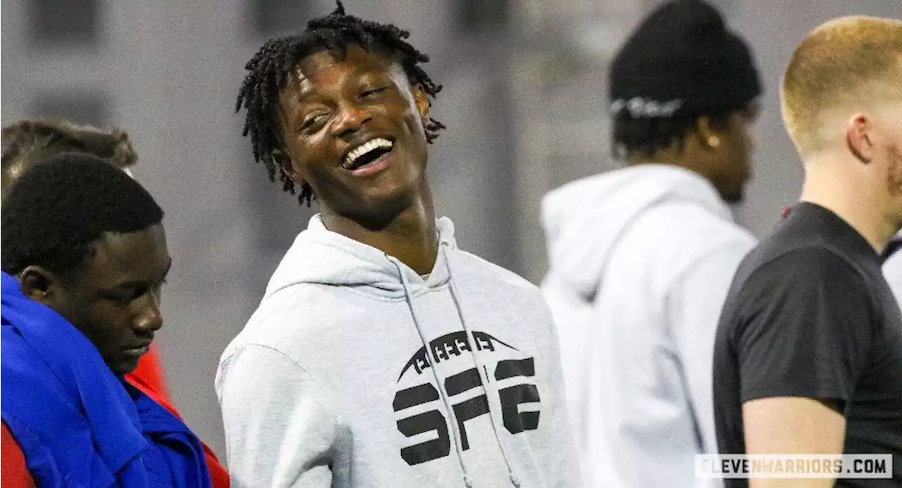 Photos of Recruits Attending Ohio State's Student Appreciation Day Practice