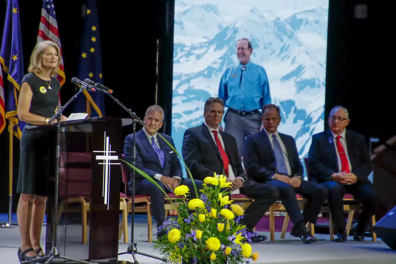 Hundreds gather at Anchorage Baptist Temple to remember the late Congressman Don Young - Alaska Public Media