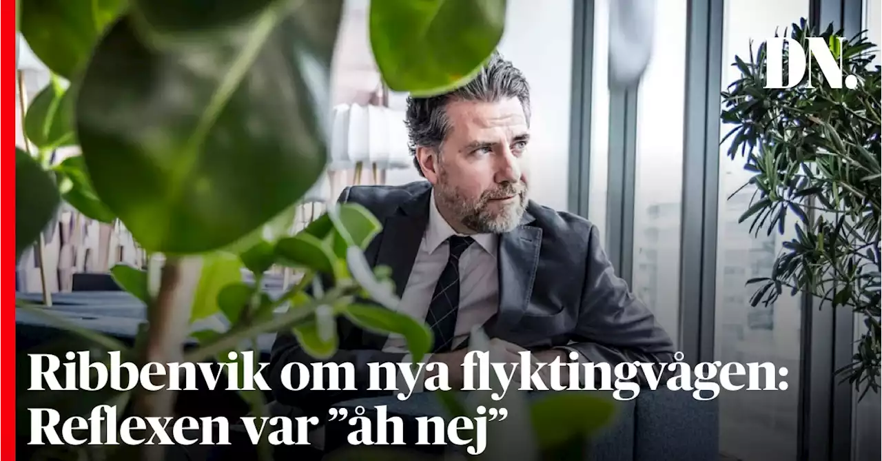 Ribbenvik om nya flyktingvågen: Reflexen var ”åh nej”