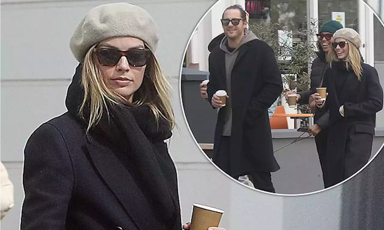 Margot Robbie heads out in London with husband Tom Ackerley