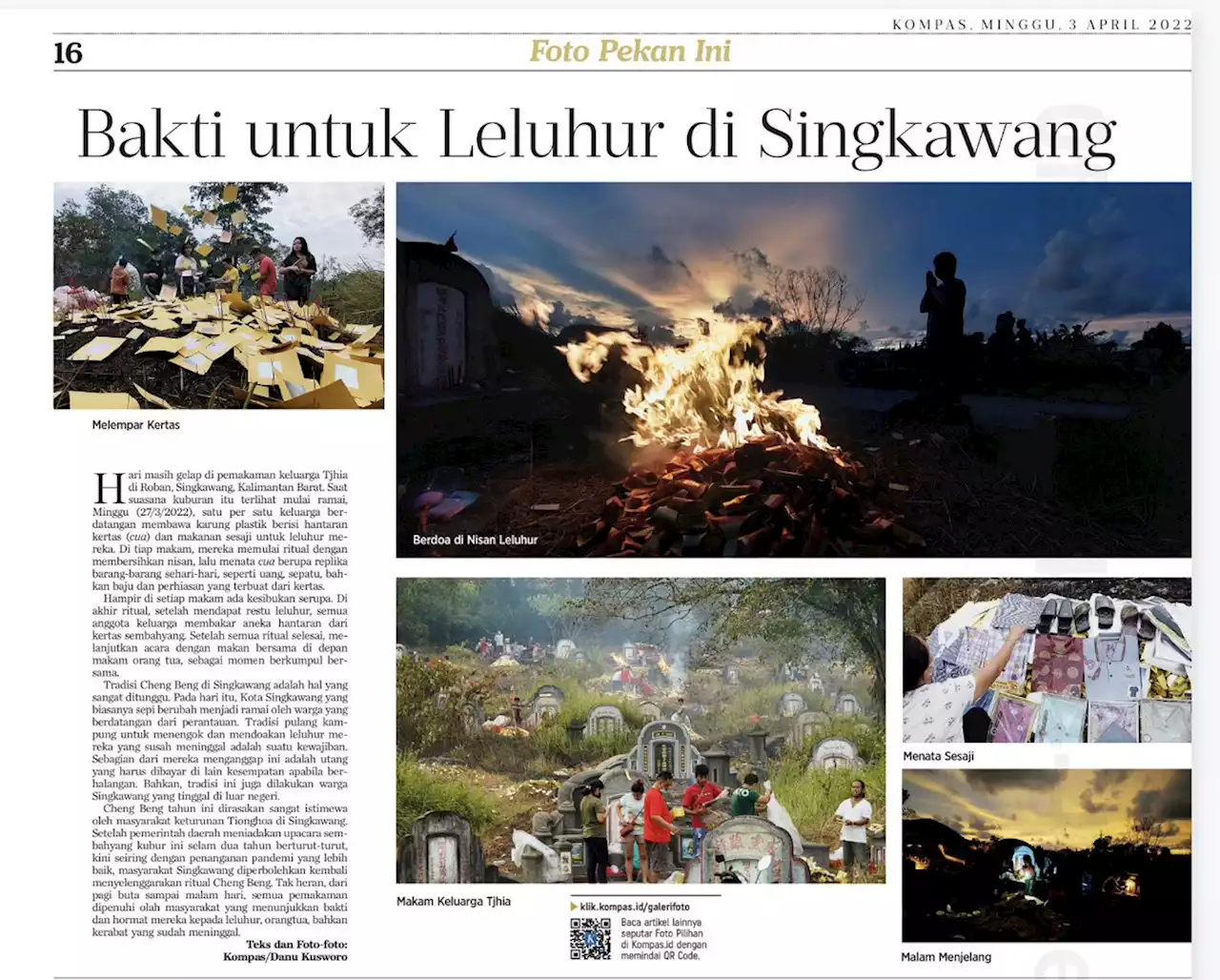 Bakti untuk Leluhur di Singkawang