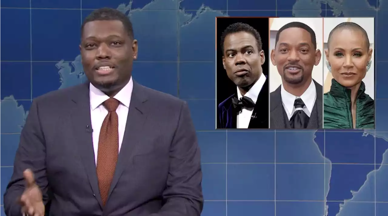 Michael Che roasts Will Smith and Jada Pinkett Smith on SNL after Oscars slap