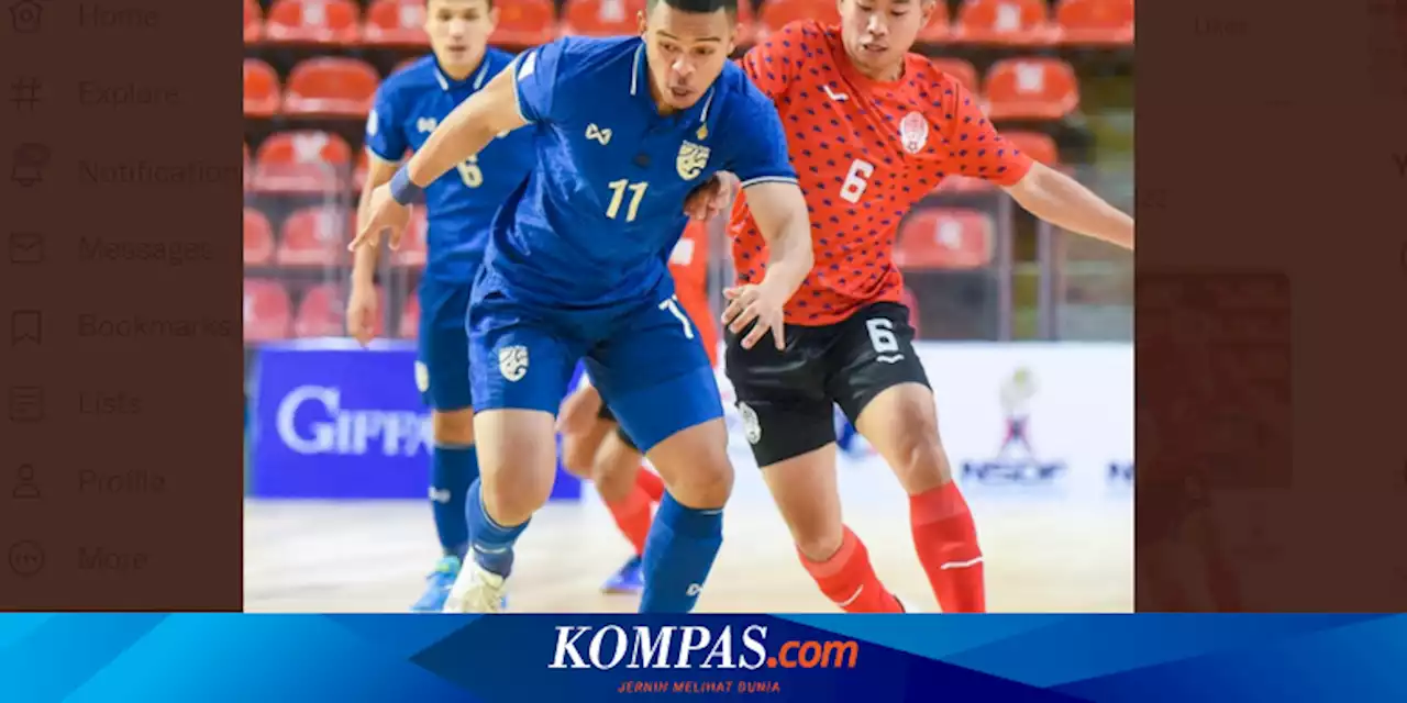 Hasil Piala AFF Futsal: Thailand Koleksi 29 Gol, Indonesia Tekuk Brunei 12-0