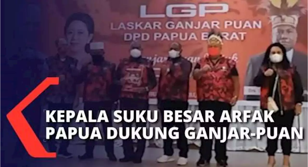 Kepala Suku Besar Arfak Papua, Dominggus Mandacan Dikukuhkan sebagai Ketua DPD Laskar Ganjar-Puan!