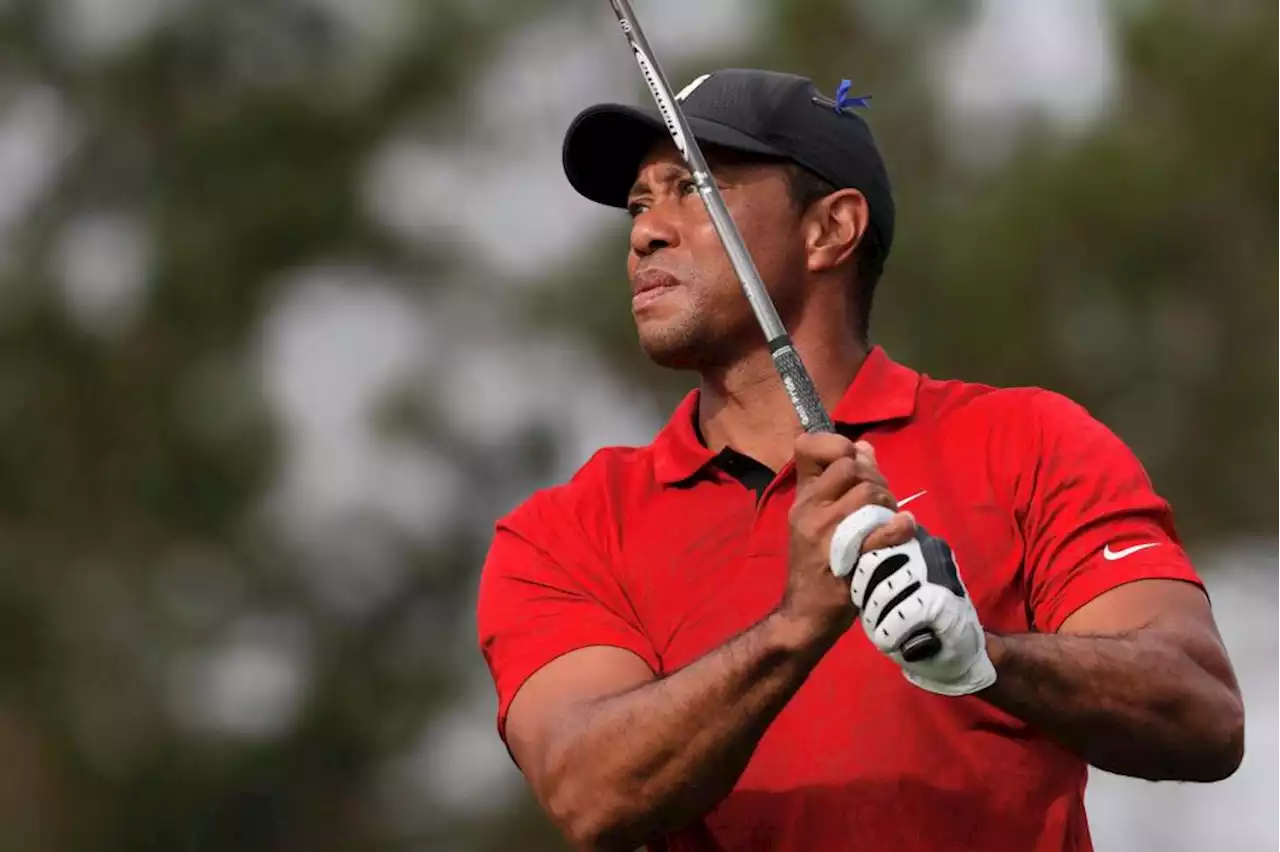 Tiger Woods is arriving at Masters Sunday, unsure of playing