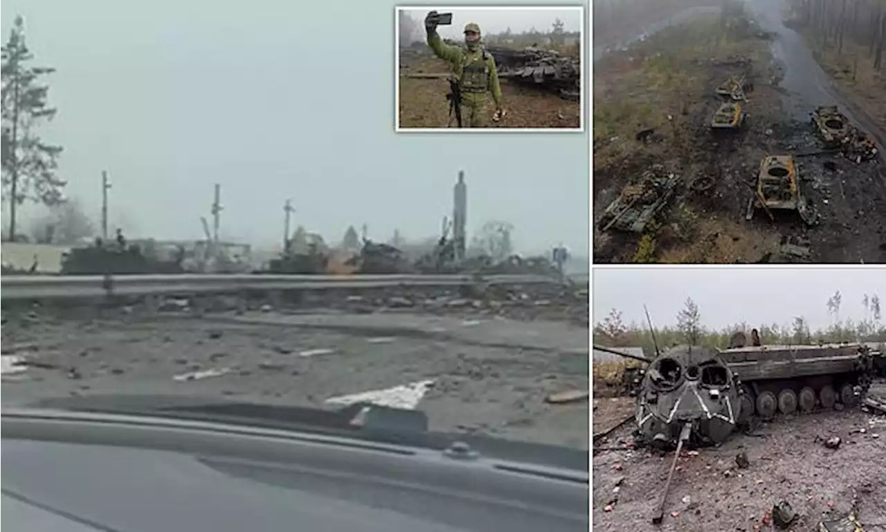 Russians 'booby-trap corpses and execute civilians while retreating'