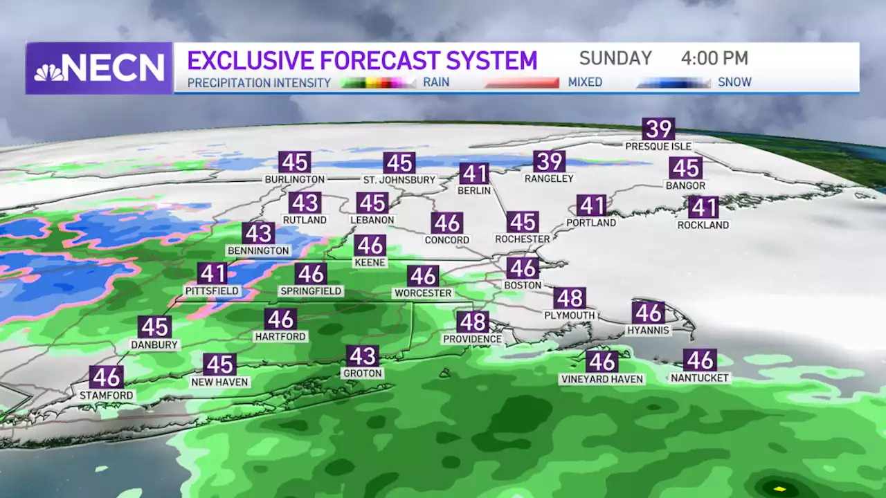 Chilly Saturday Night Ahead of Rain Showers on Sunday