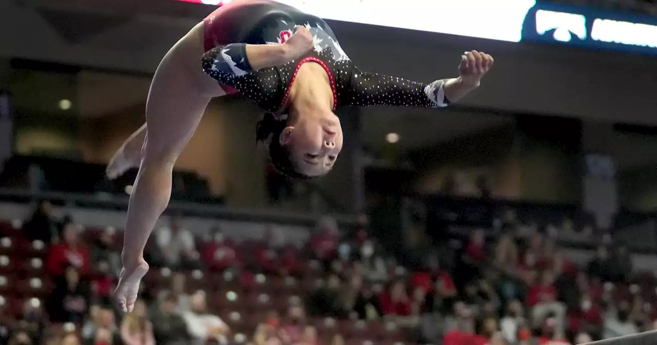 With a pair of 10.0s on the balance beam, Utah gymnastics team wins Seattle Regional