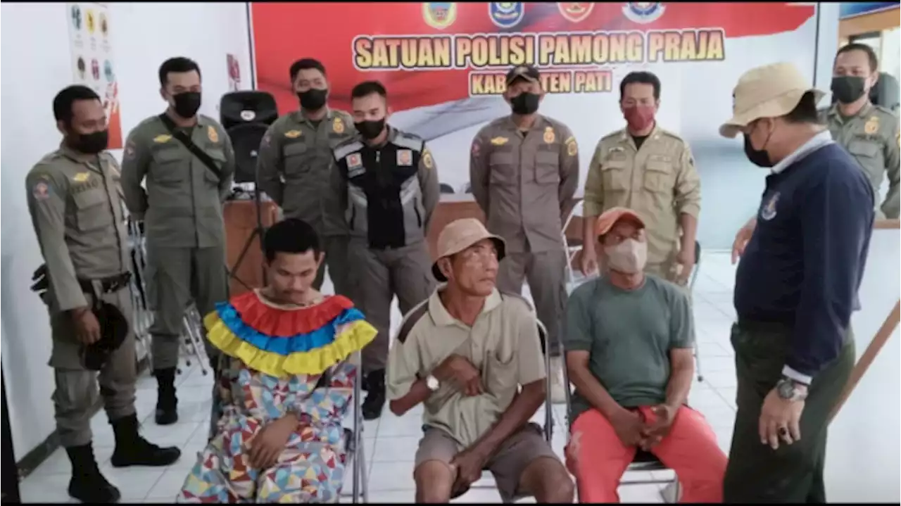 Dianggap Mengganggu Ketertiban Umum, Sejumlah Pengemis Diamankan Satpol PP Pati