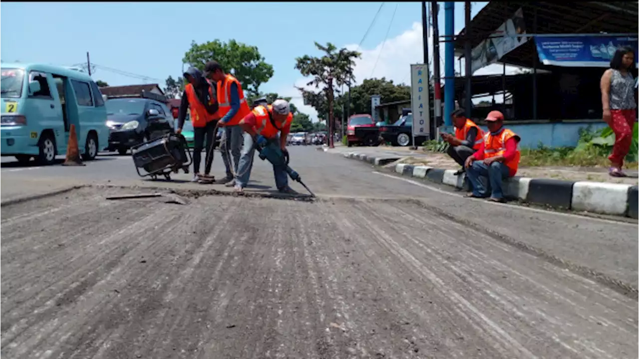 Persiapan Arus Mudik, Jalan Nasional di Jawa Tengah Mulai Diperbaiki