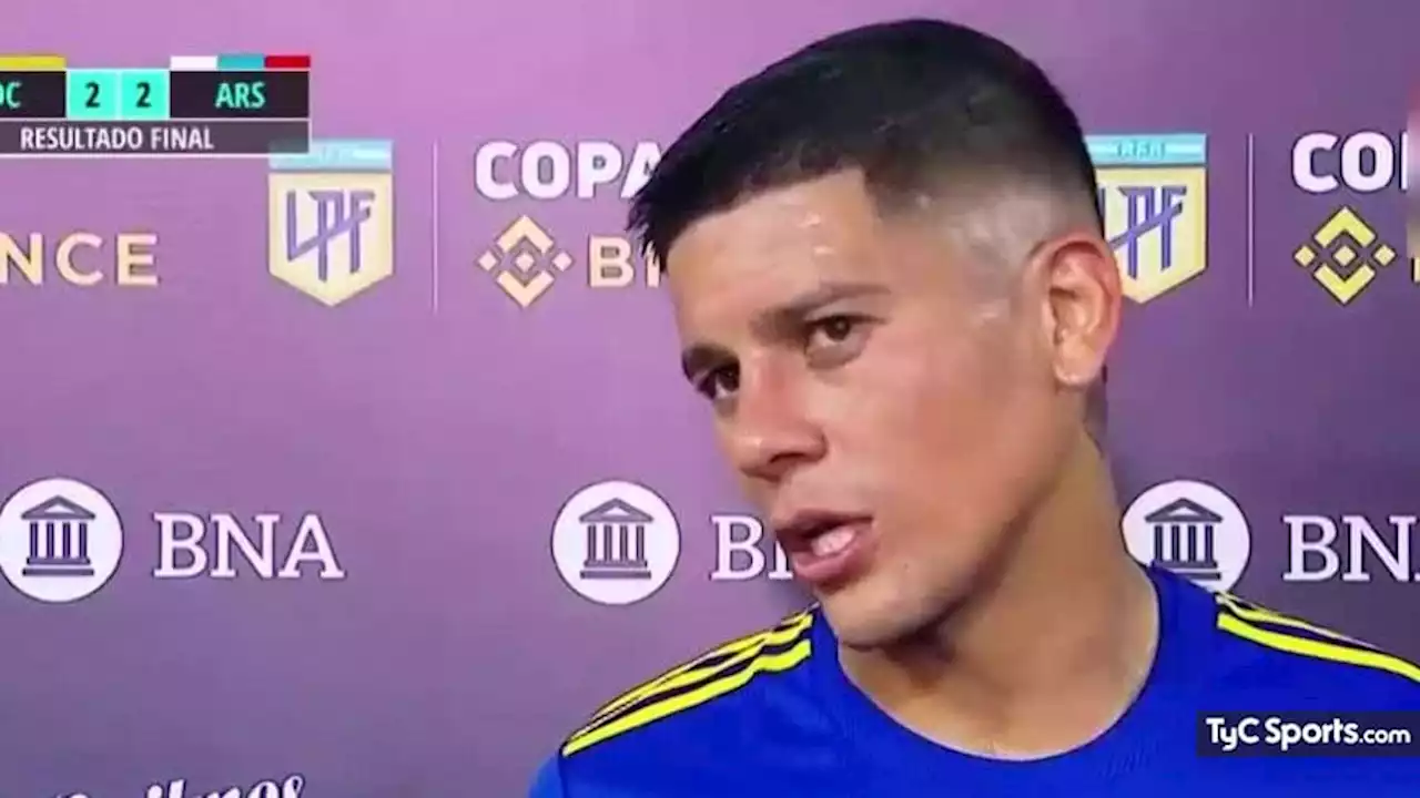 La fuerte autocrítica de Marcos Rojo tras el empate en Boca-Arsenal - TyC Sports