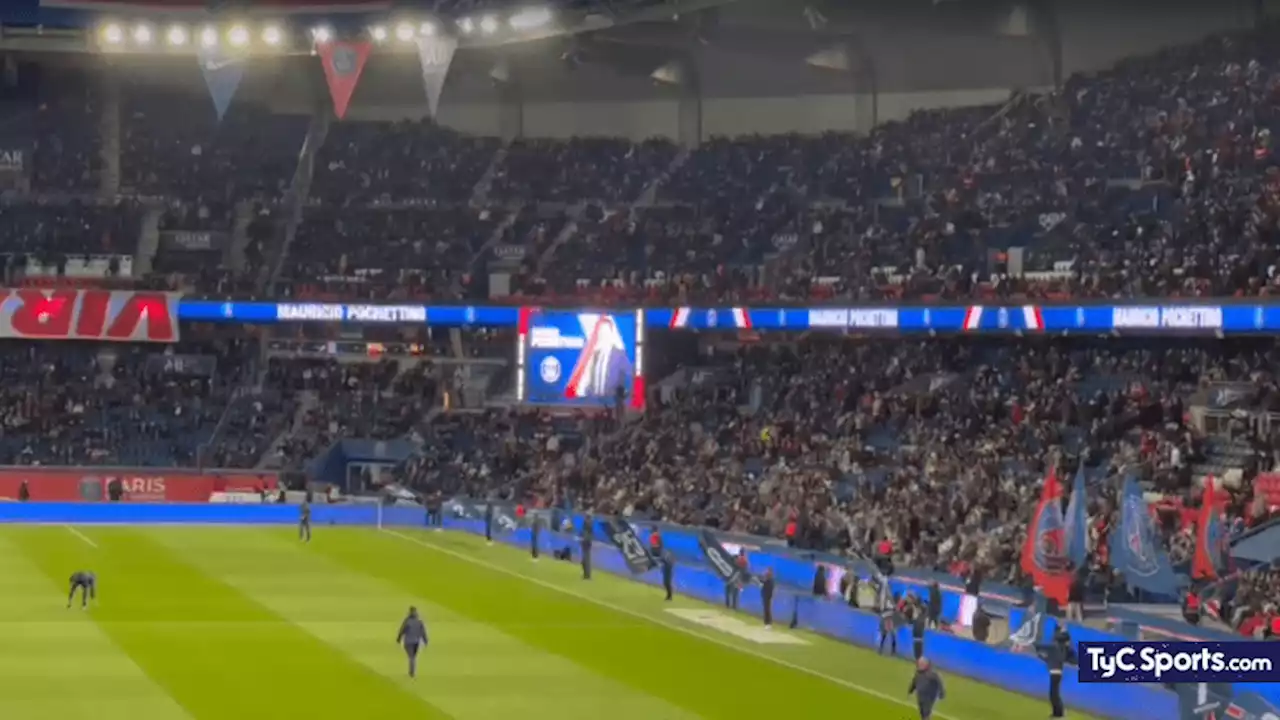 Reconocimiento a Messi y silbidos a Pochettino: la reacción de los hinchas del PSG - TyC Sports