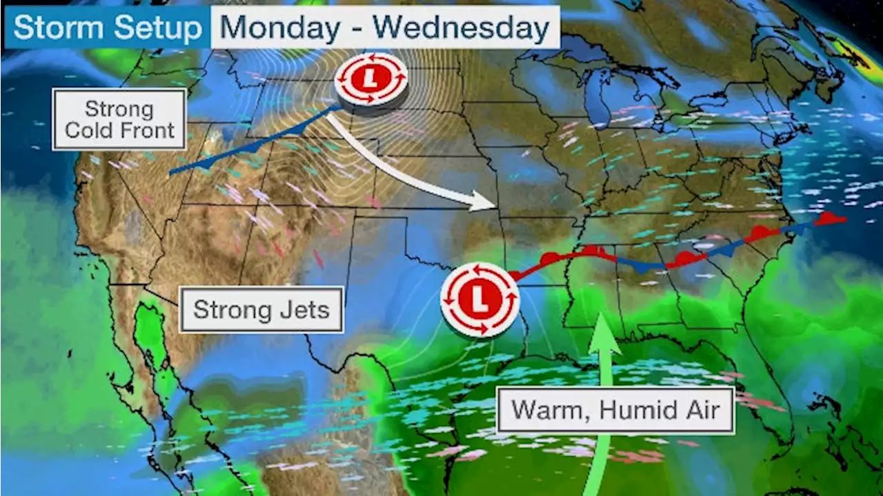 Severe Thunderstorms, Including Tornadoes, to Target the Storm-Weary South Again Beginning Monday | The Weather Channel - Articles from The Weather Channel | weather.com