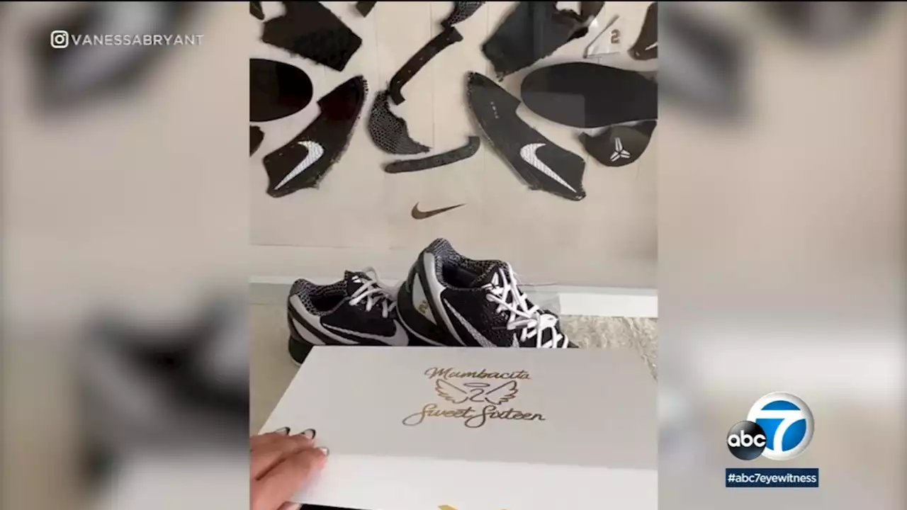 Vanessa Bryant unveils new Nike sneakers honoring 16th birthday of late daughter Gigi