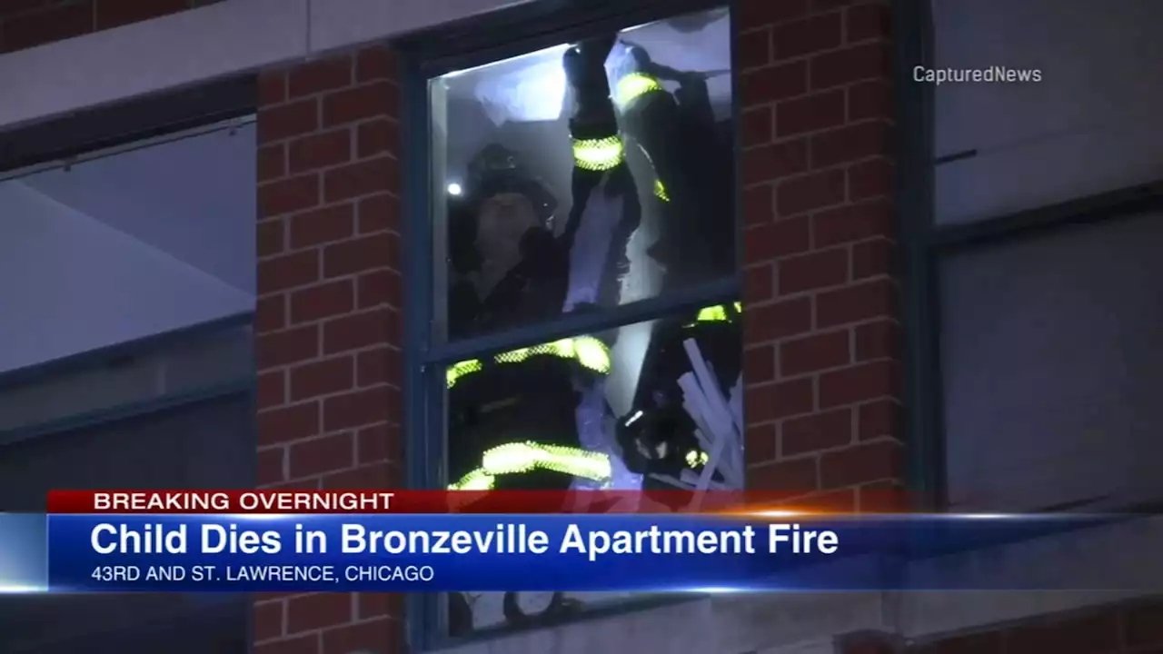 Chicago fire: 3-year-old girl killed in blaze at Bronzeville apartment, CFD says