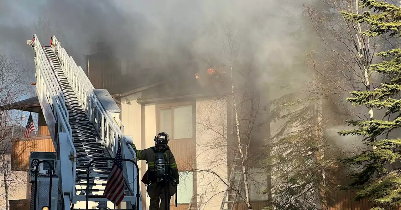 Anchorage Fire Department responds to condo fire near Midtown