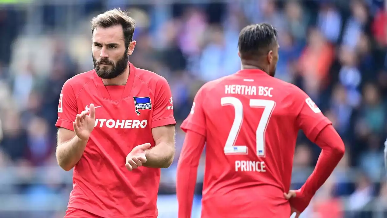 Bundesliga: Arminia Bielefeld – Hertha BSC 1:1: Stars ignorieren Skandal-Fans