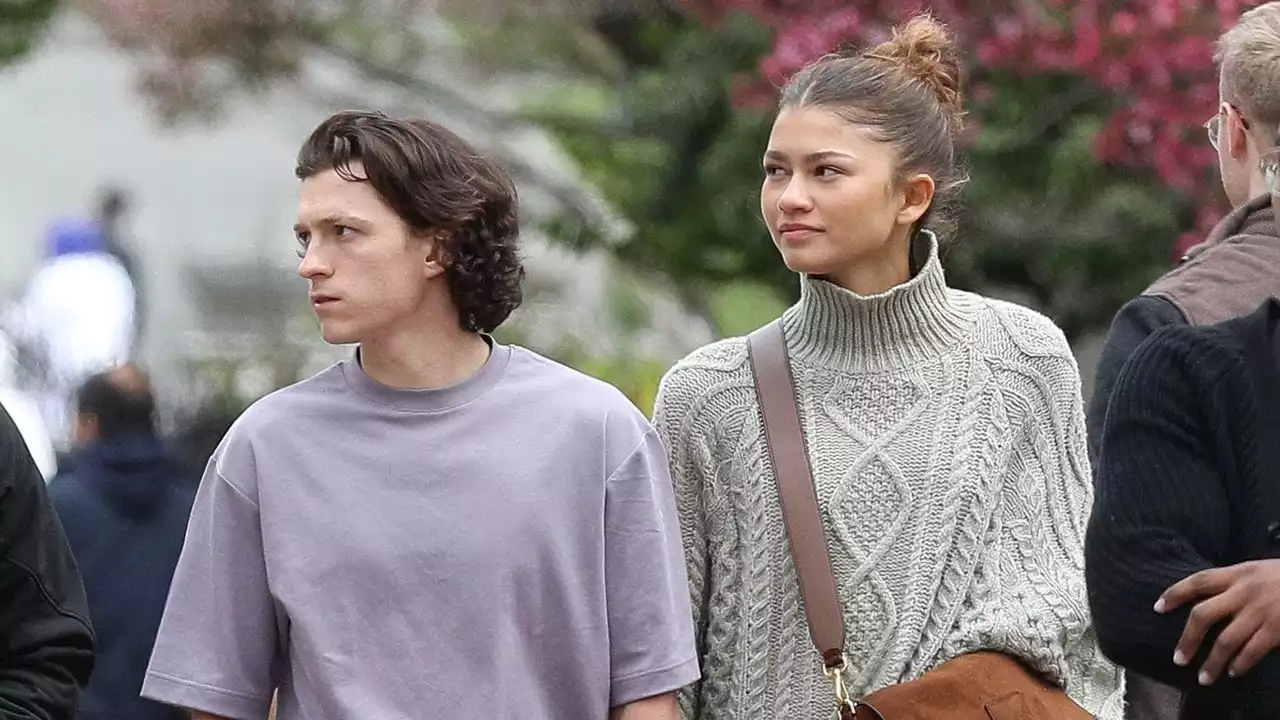 Zendaya And Tom Holland Embrace Matching Spring Shades