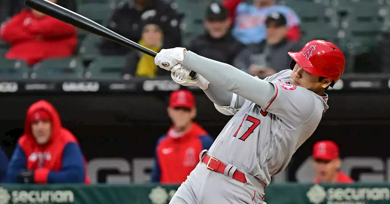 Ward, Ohtani homer; Angels top White Sox, 5-1, in bullpen game after Syndergaard scratched due to illness