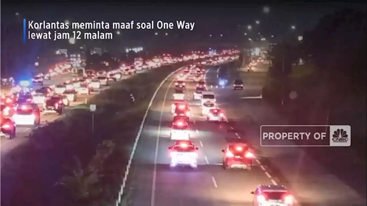 One Way di Jalan Tol Menuju Jawa Tengah Diperpanjang