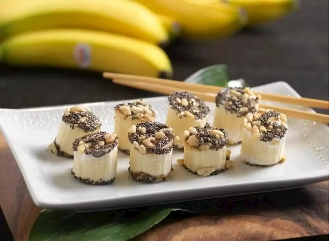 Banana Sushi Rolls with Crispy Rice Recipe — Eat This Not That