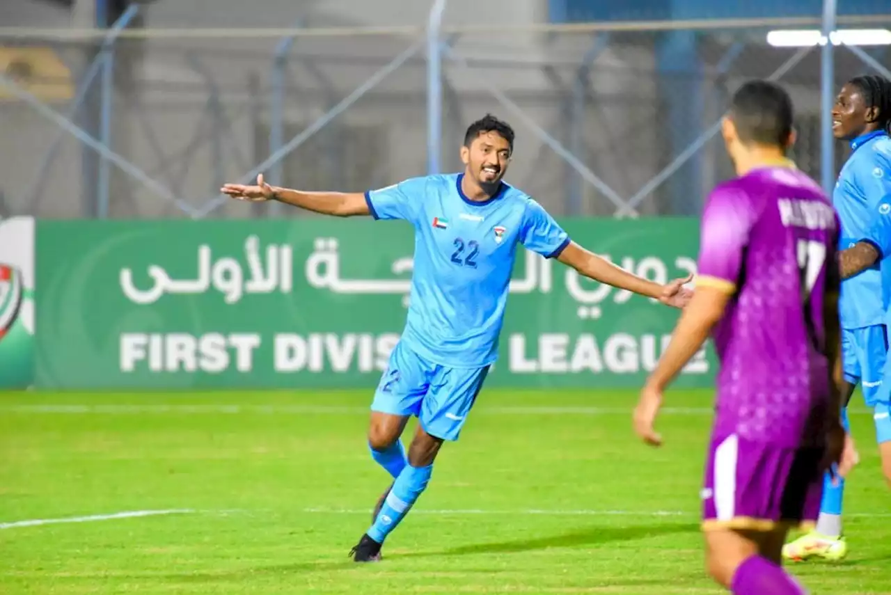 نجم دبا الفجيرة عامر عمر 'هداف المواطنين' في دوري الدرجة الأولى
