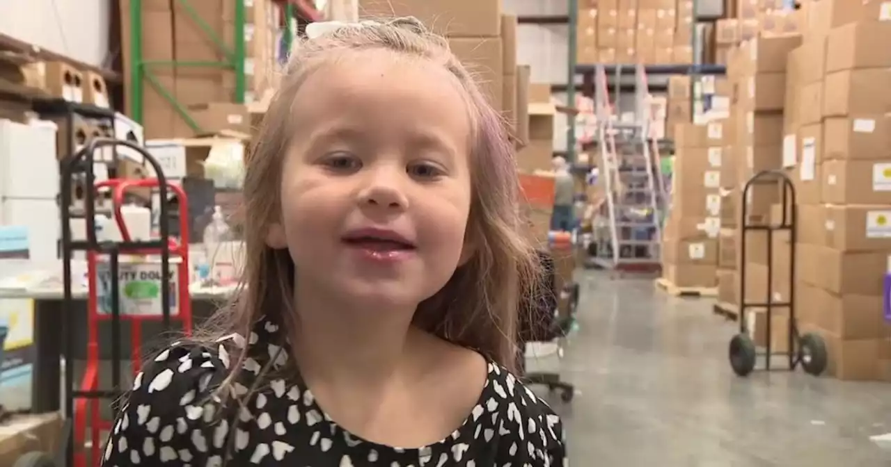 5-year-old Utah girl collects dozens of aid kits for Ukrainian refugee children