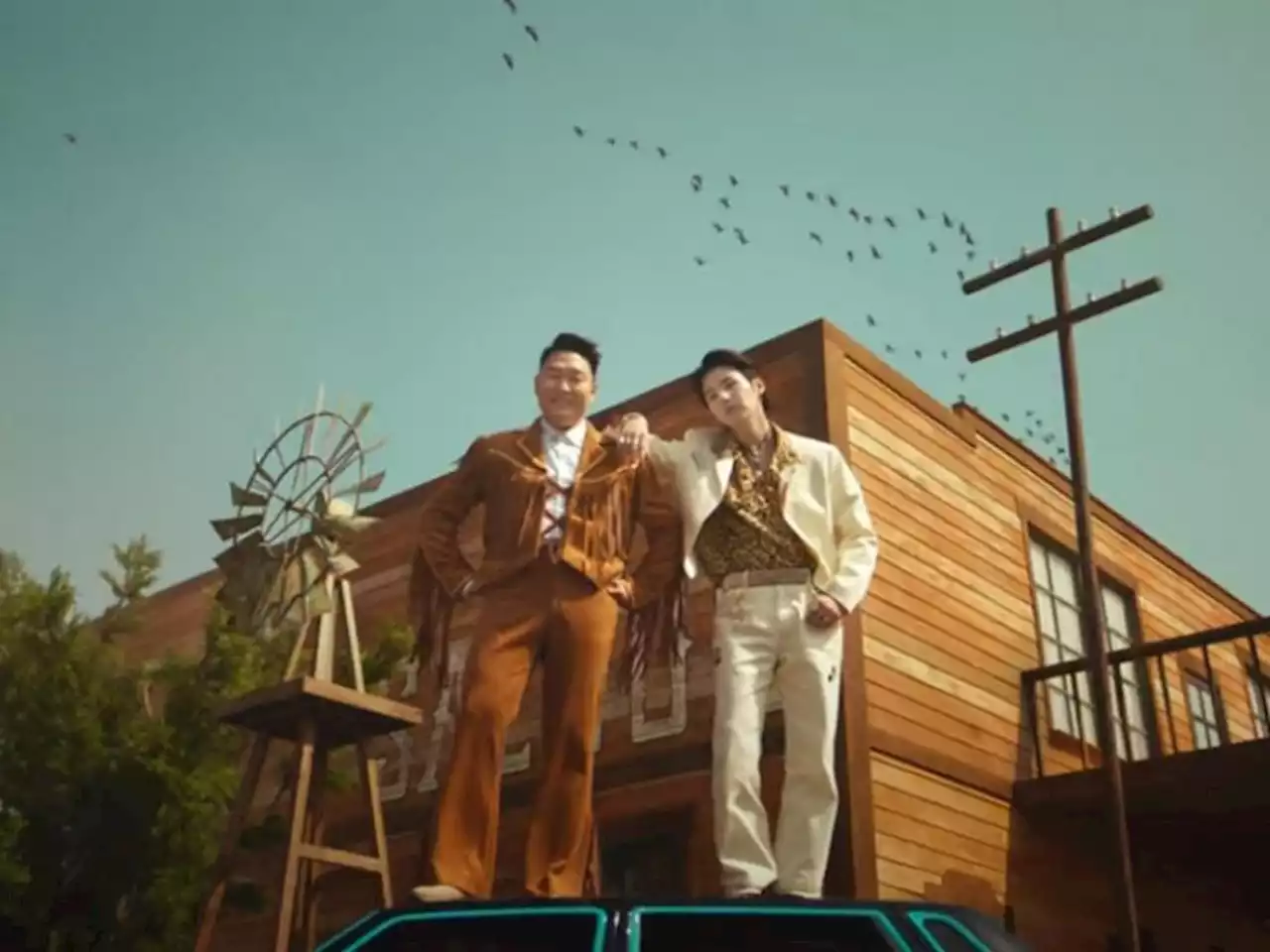 PSY and Suga of BTS team up for 'That That' music video