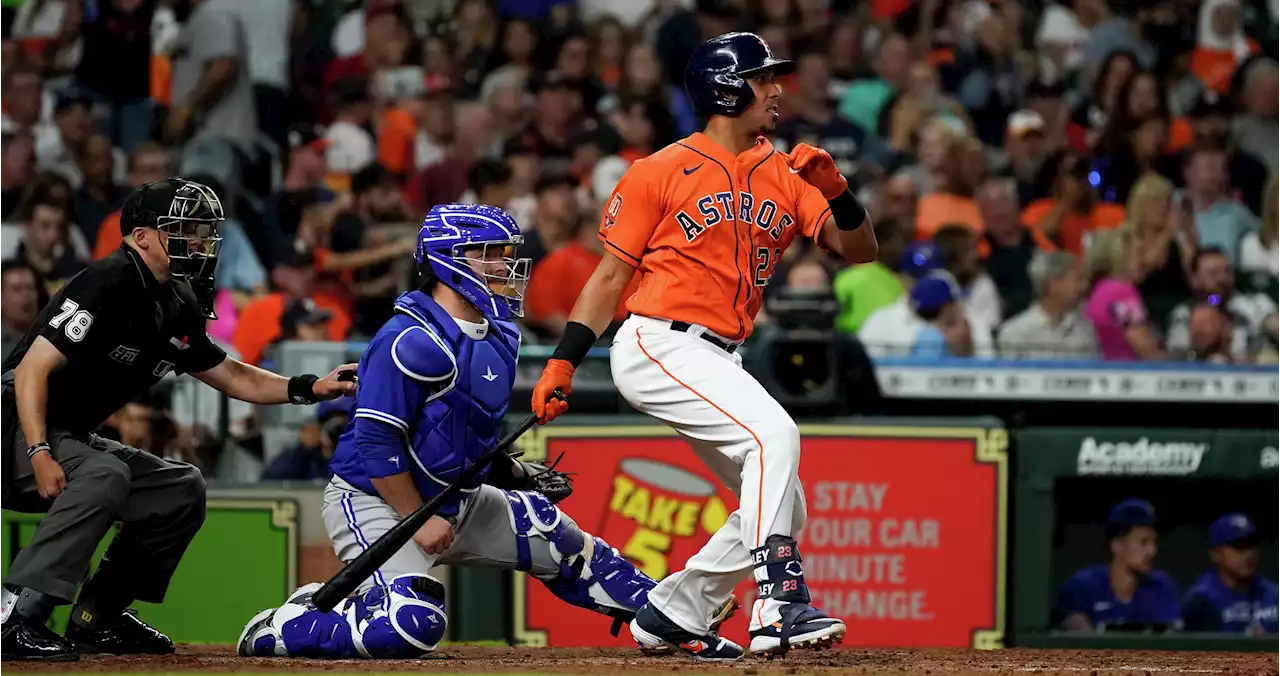 Astros' Michael Brantley scratched due to 'health and safety protocols'