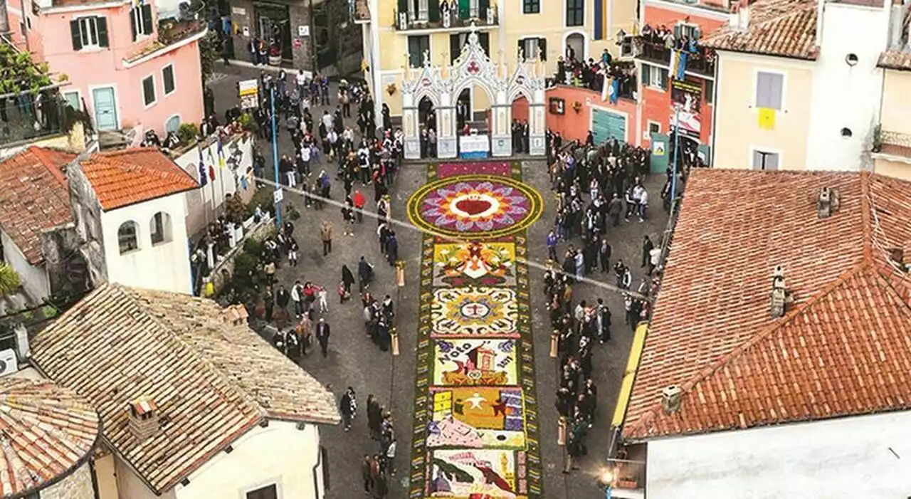 Gerano, torna fino al 2 maggio la festa della Madonna del Cuore con l'Infiorata che si ripete da 293 anni. Il programma