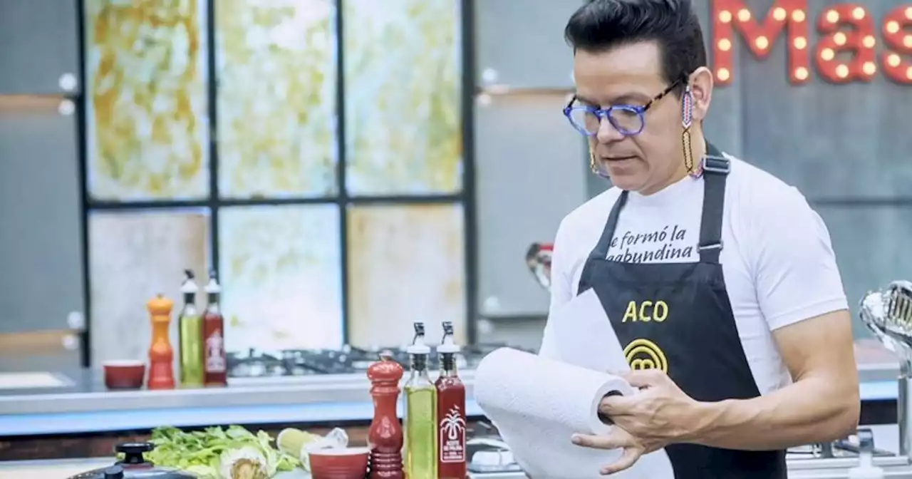 Aco Pérez fue eliminado de MasterChef por un plato crudo