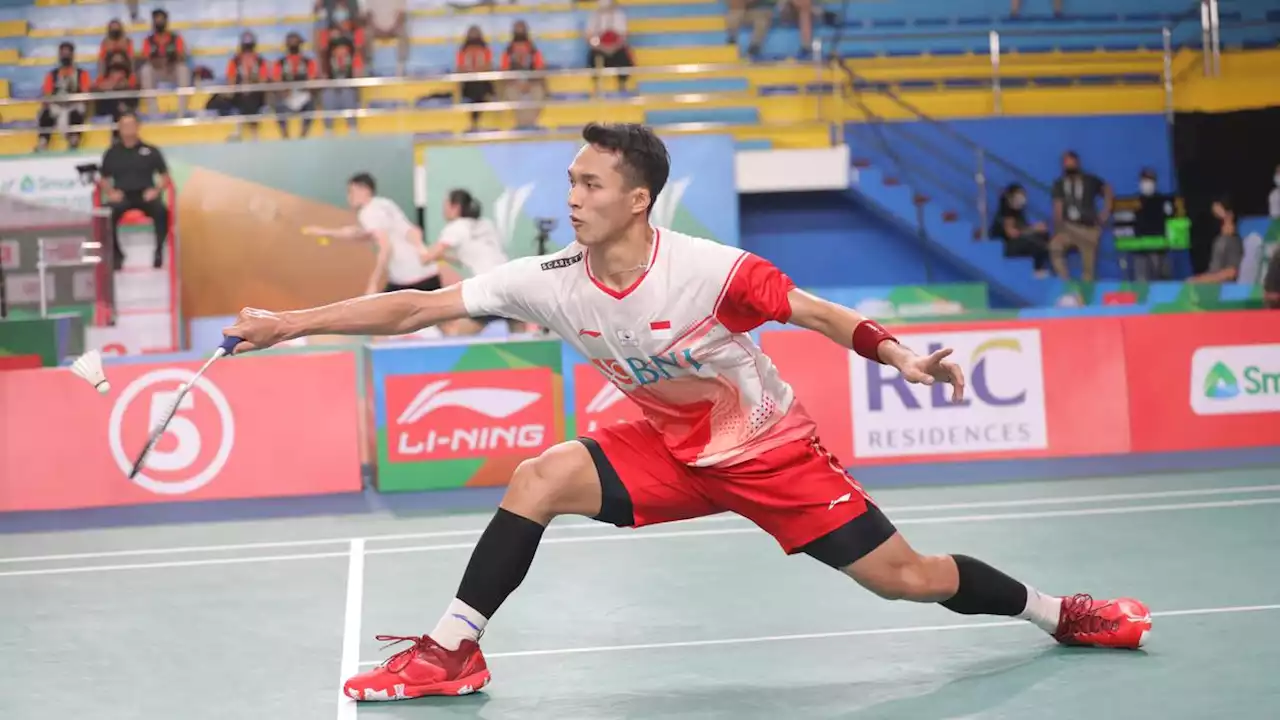 Hasil Kejuaraan Asia 2022: Jonatan Christie ke Final, Chico Raih Perunggu